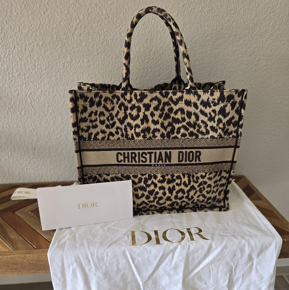 Christian Dior Large Mizza Book Tote